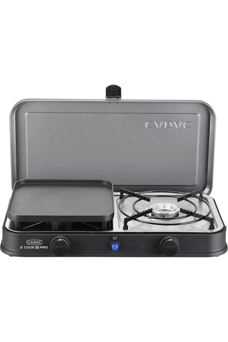 CADAC 2 Cook Pro Deluxe QR Portable 2-Burner Gas Stove