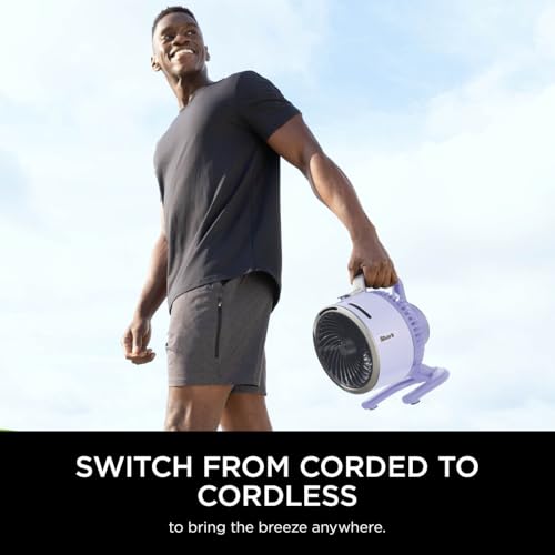 Shark FlexBreeze HydroGo Portable Misting Fan, Corded & Cordless, Indoor & Outdoor, Model FA050UK