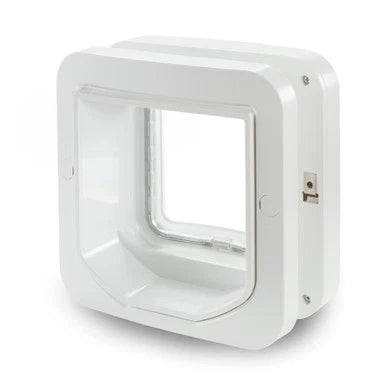 SureFlap Microchip Cat Flap for Cats, White, Pet Door