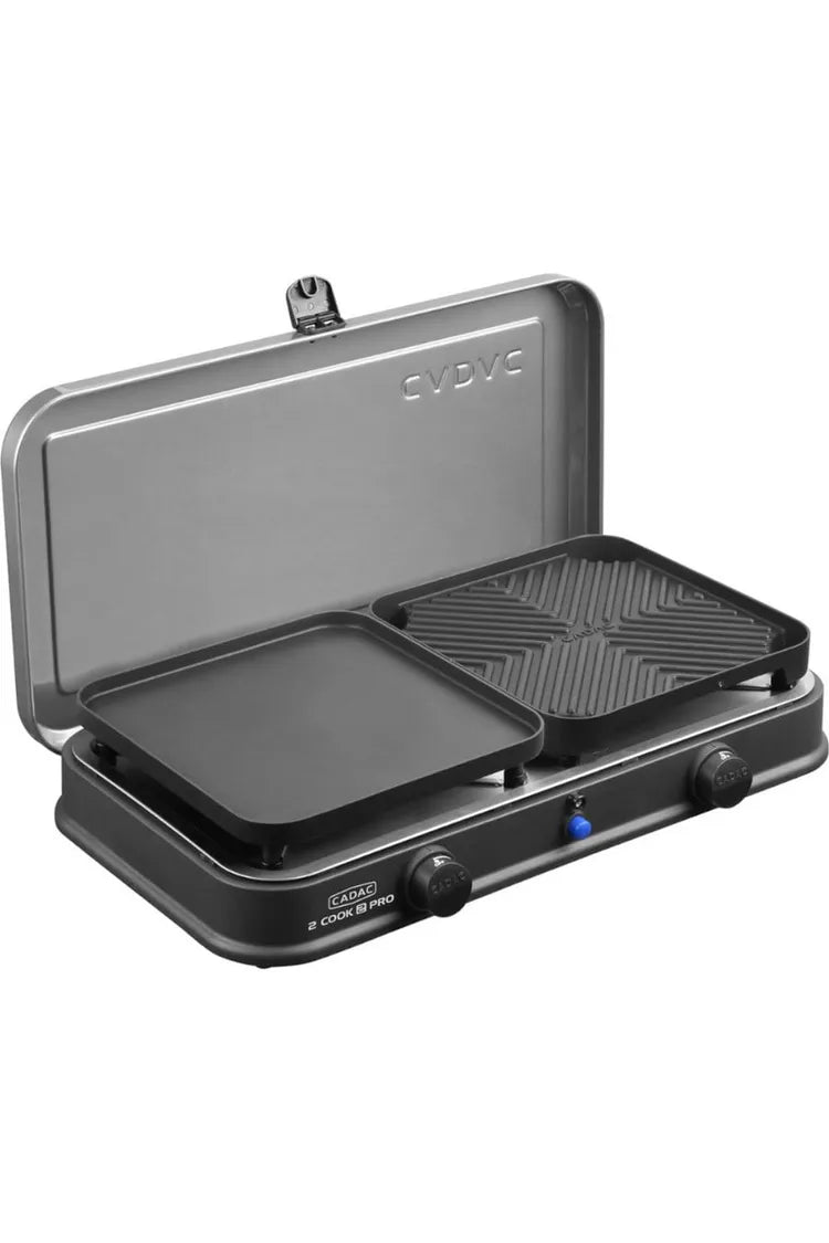 CADAC 2 Cook Pro Deluxe QR Portable 2-Burner Gas Stove