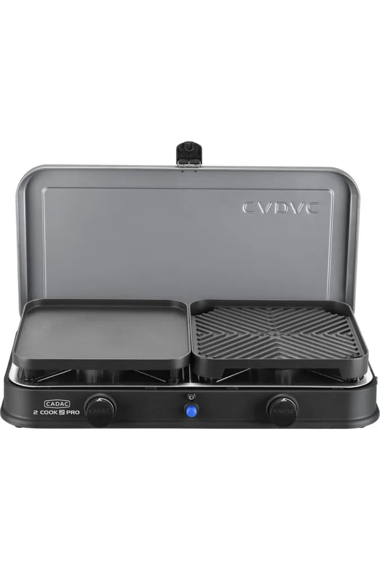 CADAC 2 Cook Pro Deluxe QR Portable 2-Burner Gas Stove