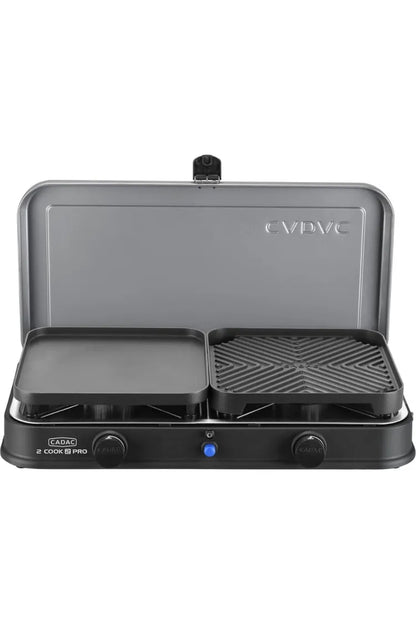 CADAC 2 Cook Pro Deluxe QR Portable 2-Burner Gas Stove